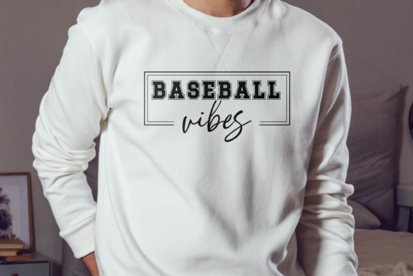 Baseball Vibes SVG for Website and Editorial Design