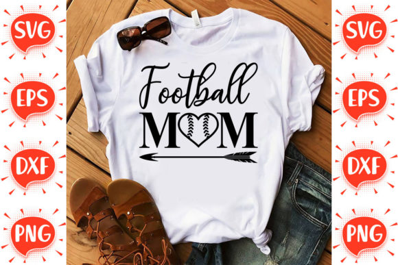 Football Mom Svg Design for Crafts and Graphics