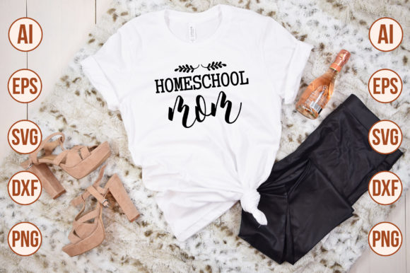 Homeschool Mom-SVG: A Versatile Graphic Design Asset for Crafts and Blogs