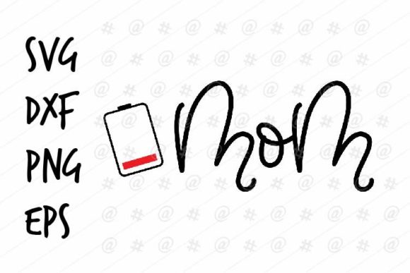 Lowbat Mom SVG: A Versatile Graphic Design Asset for Crafts