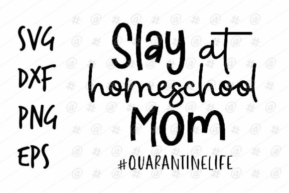 Slay at Homeschool Mom SVG – A Creative Graphic for Crafts and Content
